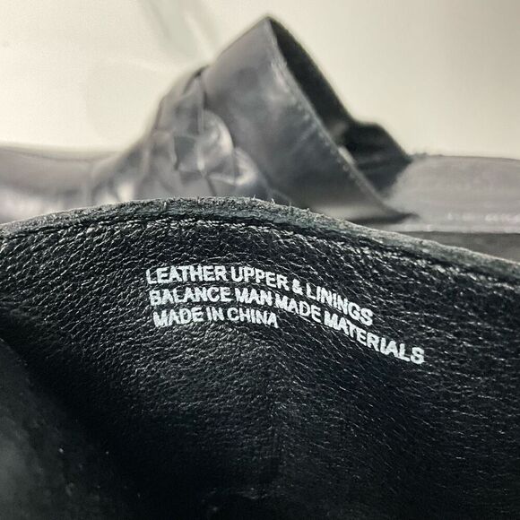 BORN Black Leather Slip On Clogs - Picture 8 of 8